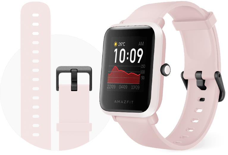 amazfit bip size mm