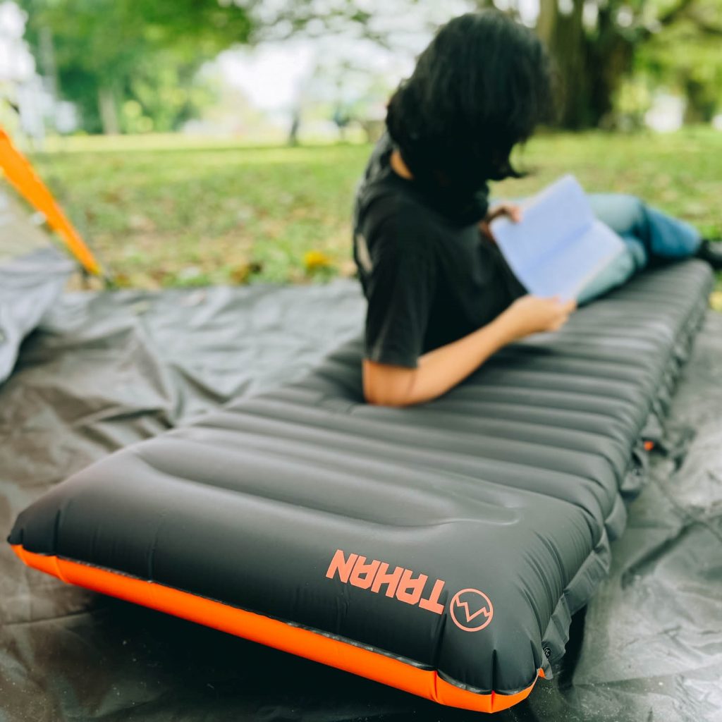 [ Gila Deal ] Combo Tidur Terbaik, PTT Outdoor, TAHAN Panthera Inflatable Sleeping Pad 9,