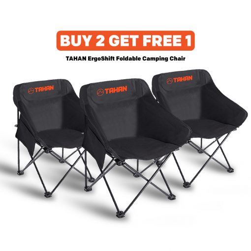 [BUY 2 FREE 1] TAHAN ErgoShift Foldable Camping Chair, PTT Outdoor, B2F1 TAHAN ErgoShift Foldable Camping Chair,