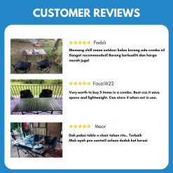 Chill Camping Combo, PTT Outdoor, CUSTOMER REVIEWS CCC,