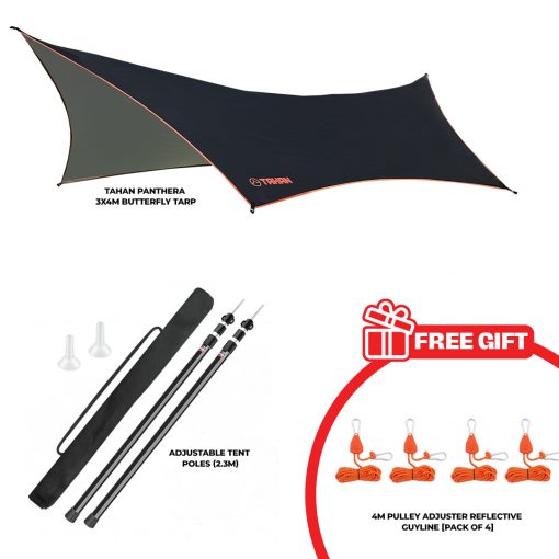 [BUNDLE DEAL] Basic Shelter Pack + Freegift, PTT Outdoor, Combo 2,