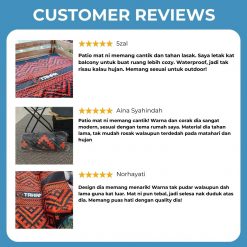 TAHAN 2M x 2M Patio Picnic Mat, PTT Outdoor, Customer Reviews 8,