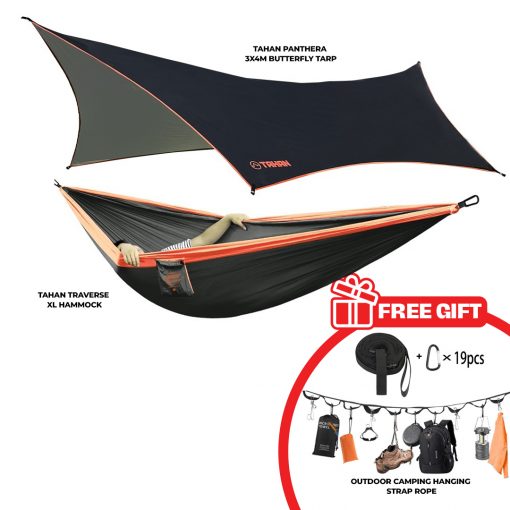 [Special Deals!] Explorer Hammock Combo, PTT Outdoor, Explorer Hammock Combo 2 1,