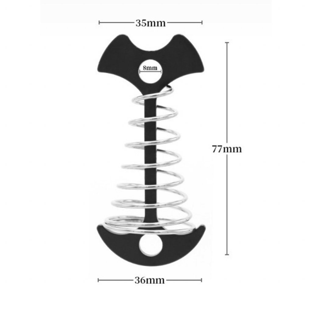 Best Fishbone Deck Peg - Black Stable | PTT Outdoor