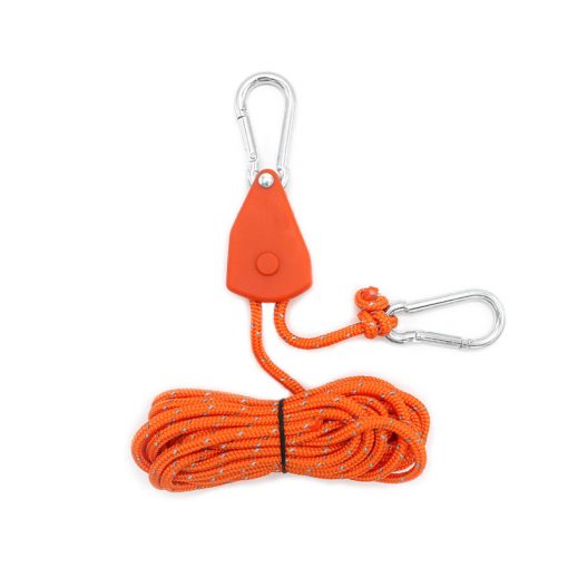 Reflective Tent Cord with Locker (4mm) - Orange [Pack of 4], PTT Outdoor, O1CN016jBFuo1r16y9rJuMO 2207743445570 0 cib,