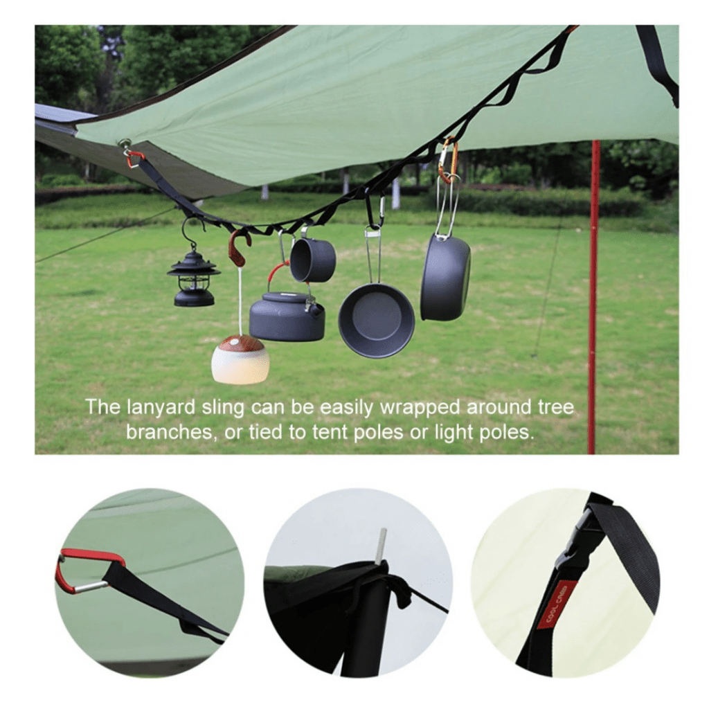 [Super Deals] Light Essential Combo, PTT Outdoor, Outdoor Camping Hanging Strap Rope 3,