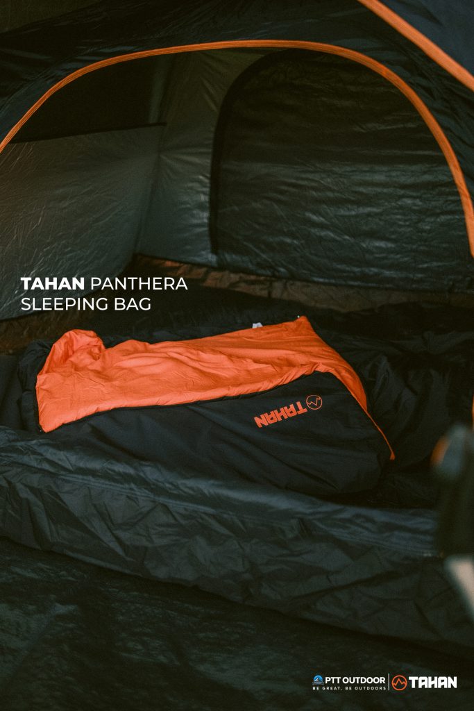 TAHAN Panthera Sleeping Bag, PTT Outdoor, TAHAN Panthera Sleeping Bag with text,