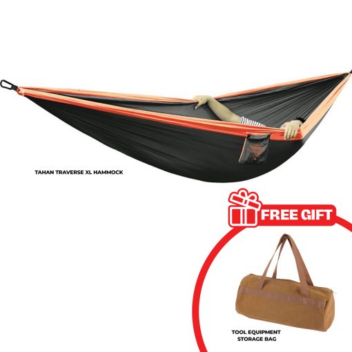 [LIMITED OFFER] TAHAN Traverse XL Hammock + Freegift!, PTT Outdoor, TAHAN Traverse XL Hammock Combo 1,