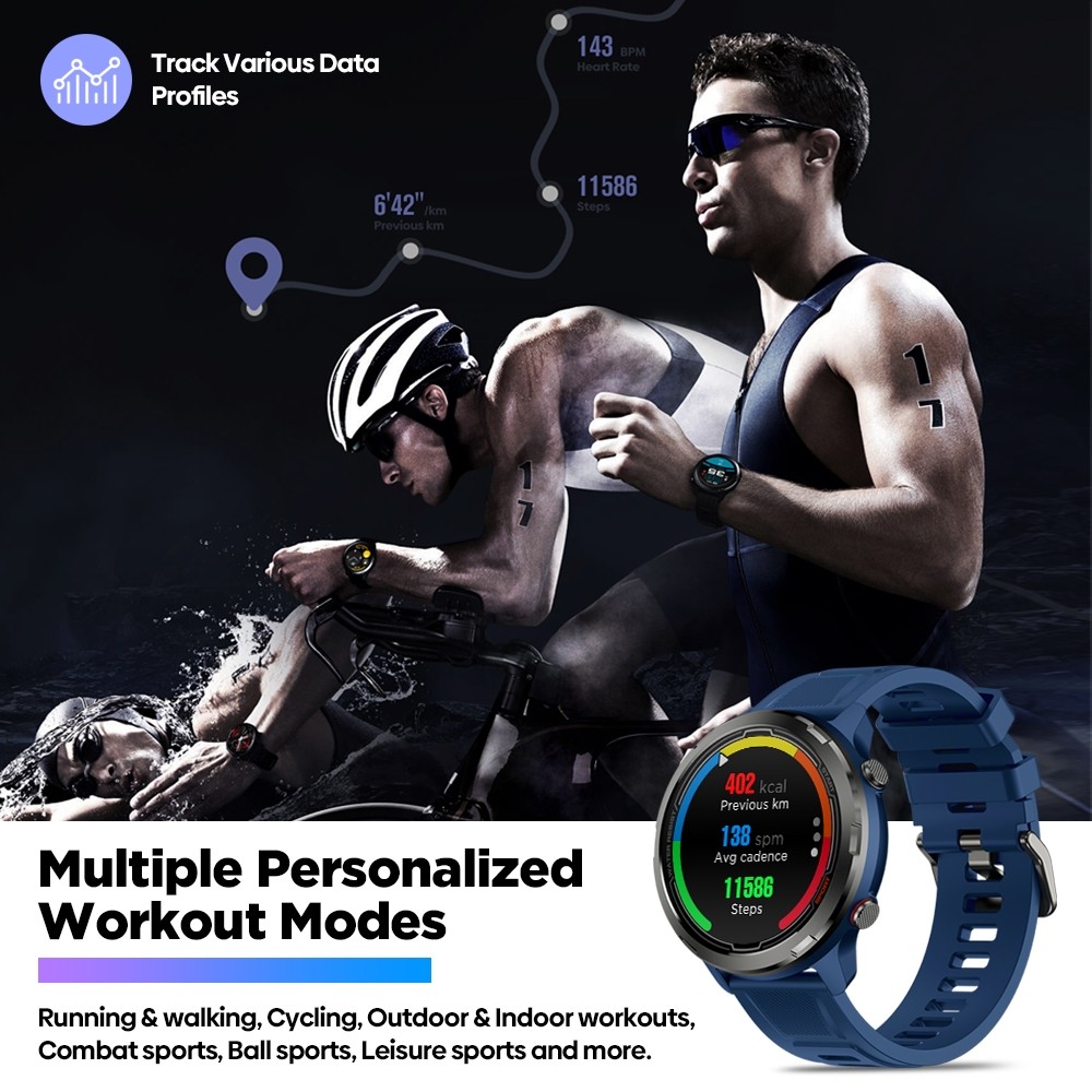 ZEBLAZE Stratos 2 Lite Smartwatch PTT Outdoor