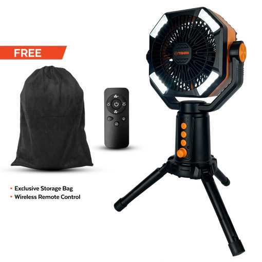 [Limited Time Offer] Fam Squad Combo - B, PTT Outdoor, helix hyperwind 16000 mah autorotate camping fan stopper package,