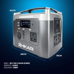 Hikari Adventurer 128000mAh Power Station, PTT Outdoor, hikari adventure portable power station size,