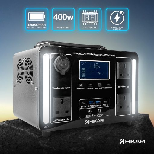 Hikari Adventurer 120000mAh Power Station, PTT Outdoor, hikari adventurer 120000mah power station main,