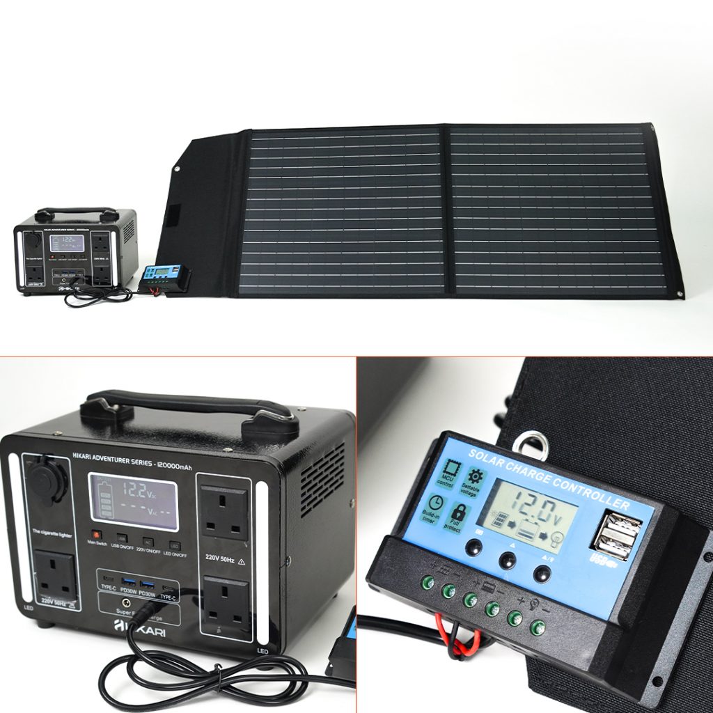 HIKARI Foldable Solar Panel 100W, PTT Outdoor, hikari foldable solar panel 100W details,