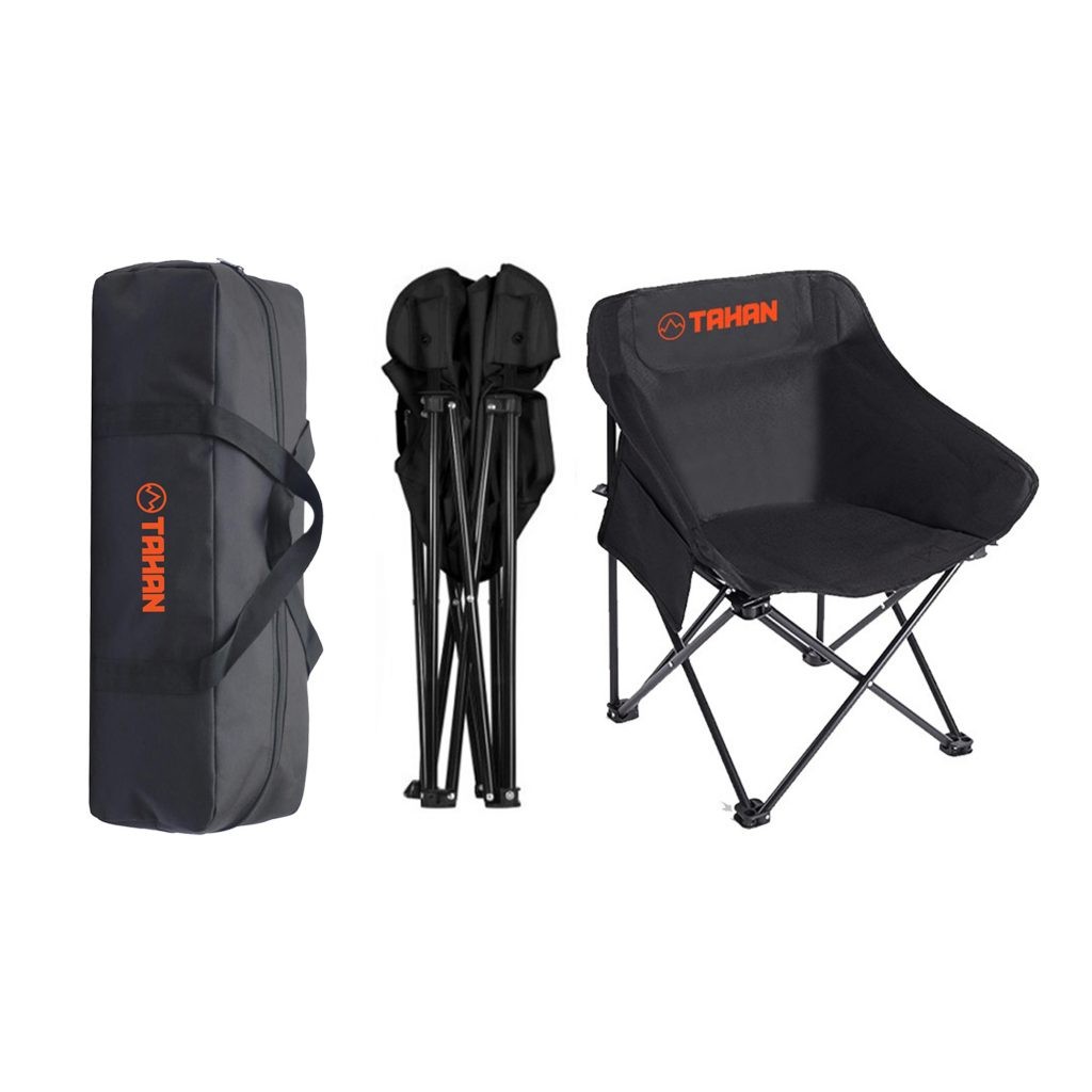 [Bundle Offer] TAHAN Ergoshift Foldable Camping Chair, PTT Outdoor, lowback unfolding wo text 1,