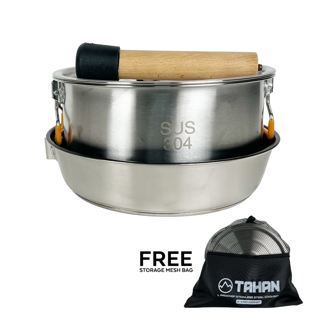 [Special Treat] Lonely Combo B, PTT Outdoor, pro chef stainless steel outdoor cookset combine 3,