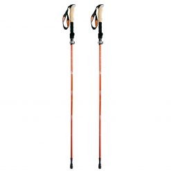 Outdoor Hiker Set, PTT Outdoor, tahan 3 section foldable hiking stick 130cm x2,