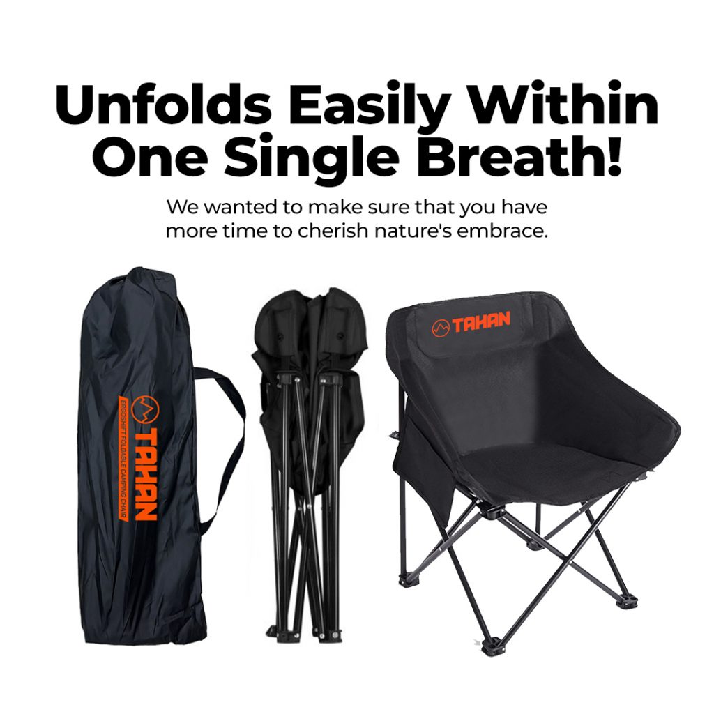 Combo Berbaloi, PTT Outdoor, tahan ergoshift foldable camping chair foldable,