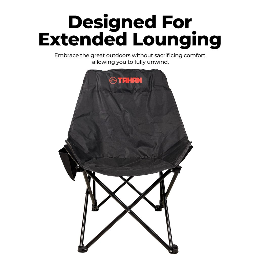 [Super Deals!] TAHAN Ergoshift Highback Camping Chair - 2 units bundle, PTT Outdoor, tahan ergoshift highback camping chair extended lounging,