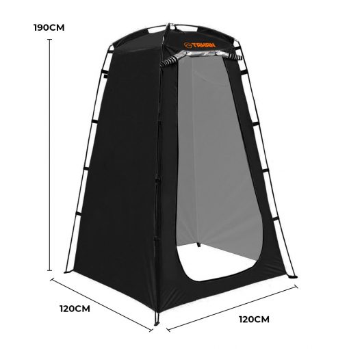 TAHAN EZPack Privacy Changing Tent – Black, PTT Outdoor, tahan ezpack privacy changing tent size,