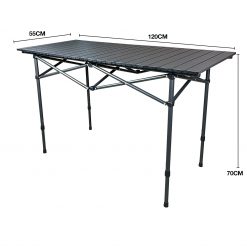 TAHAN Height Adjustable Compact Table - 120CM, PTT Outdoor, tahan height adjustable compact table 120cm 70cm,