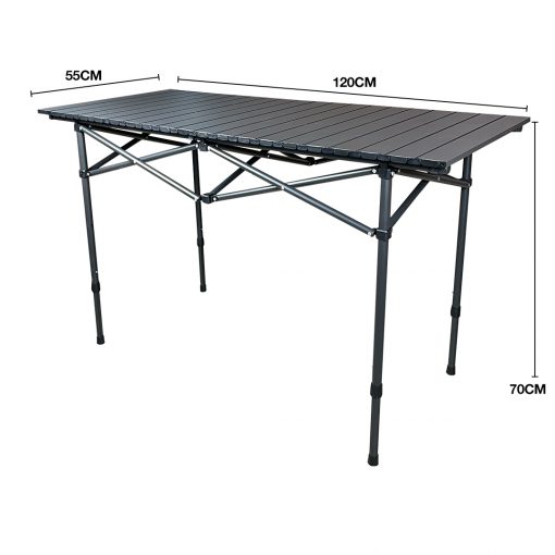 Family Camping Combo, PTT Outdoor, tahan height adjustable compact table 120cm 70cm,