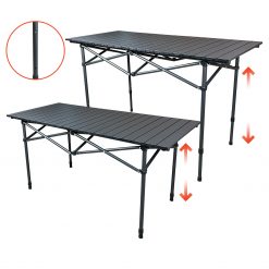 Family Camping Combo, PTT Outdoor, tahan height adjustable compact table 120cm adjustable,