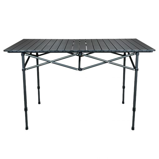 TAHAN Height Adjustable Compact Table - 120CM, PTT Outdoor, tahan height adjustable compact table 120cm side view,