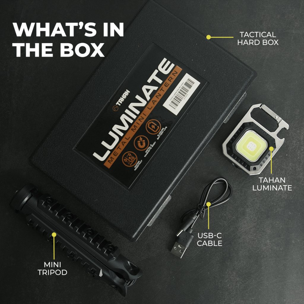 TAHAN Luminate Combo, PTT Outdoor, tahan luminate metal mini lantern box,