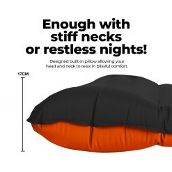TAHAN Panthera Inflatable Sleeping Pad, PTT Outdoor, tahan panthera sleeping pad build in pillow,