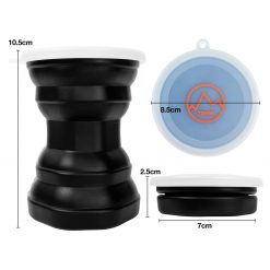 [Super Deal] Travel Makan Set, PTT Outdoor, tahan silicone cup v2 size,