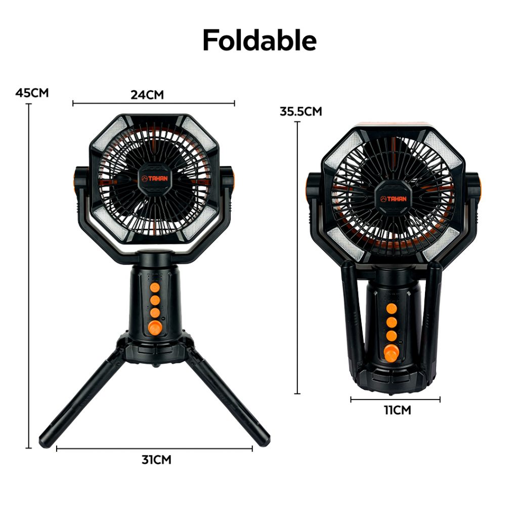 [Special Treat] Lonely Combo A, PTT Outdoor, tahan typhoon dual blade 16000mAh camping fan foldable 1,