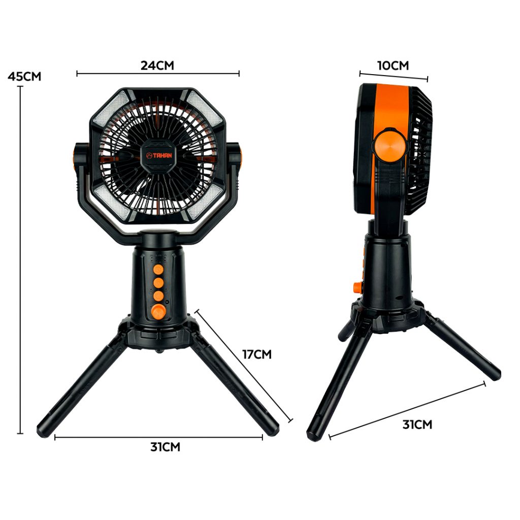 [ Gila Deal ] Combo Tidur Terbaik, PTT Outdoor, tahan typhoon dual blade 16000mAh camping fan size,