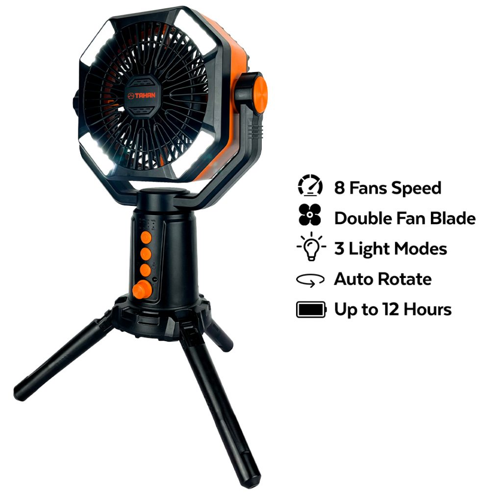 [Special Treat] Lonely Combo A, PTT Outdoor, tahan typhoon dual blade 16000mAh camping fan spec 1,