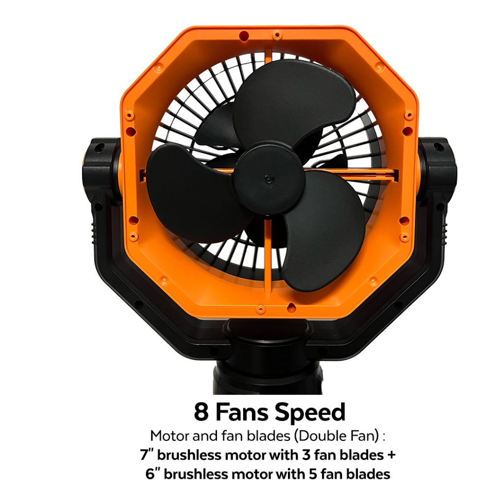 [Special Deals!] TAHAN Typhoon Dual Blade 16000mAh Camping Fan, PTT Outdoor, tahan typhoon dual blade 16000mAh camping fan speed,